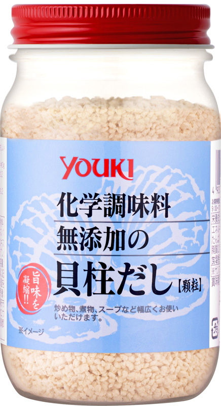 商品情報　ユウキ食品（YOUKI）　化学調味料無添加の貝柱だし　110g